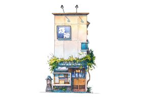 卡通街道