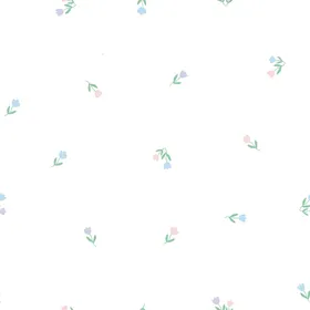 小碎花热带植物女装印热带