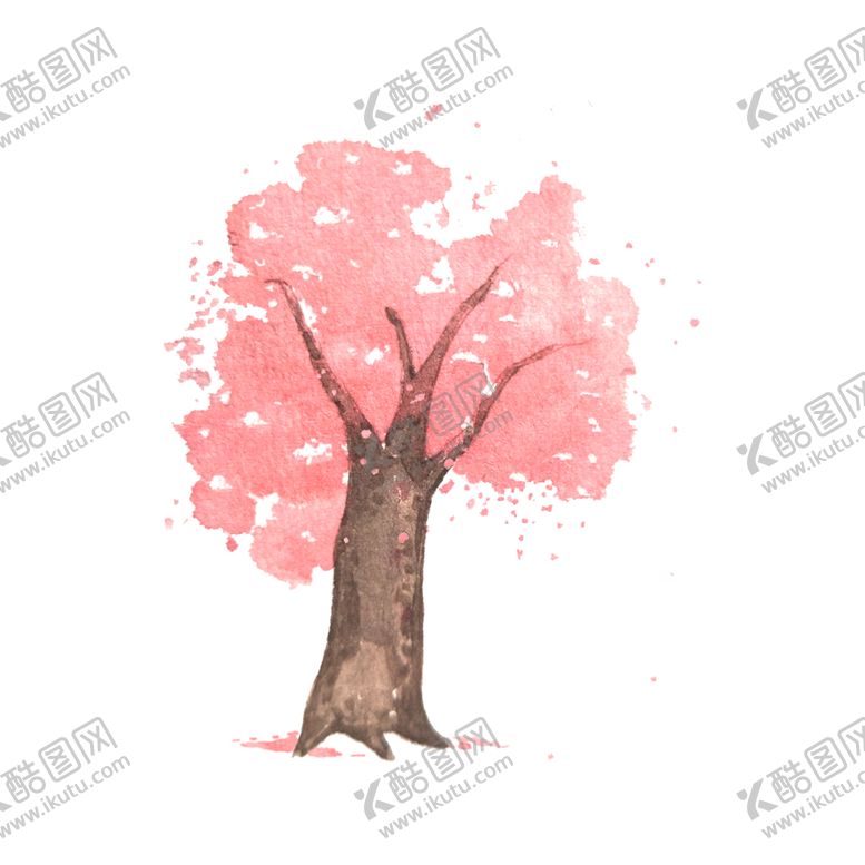 编号：97444605060744478246【酷图网】源文件下载-手绘桃花