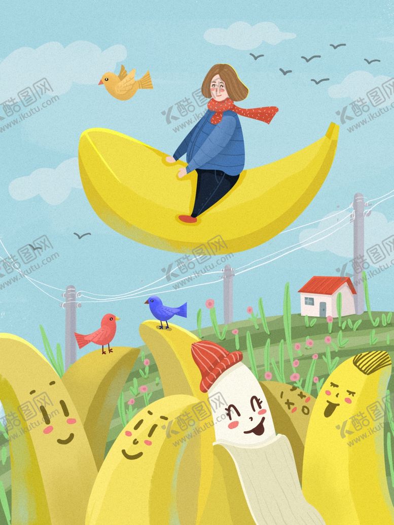 编号：49638310251700447892【酷图网】源文件下载-水果插画
