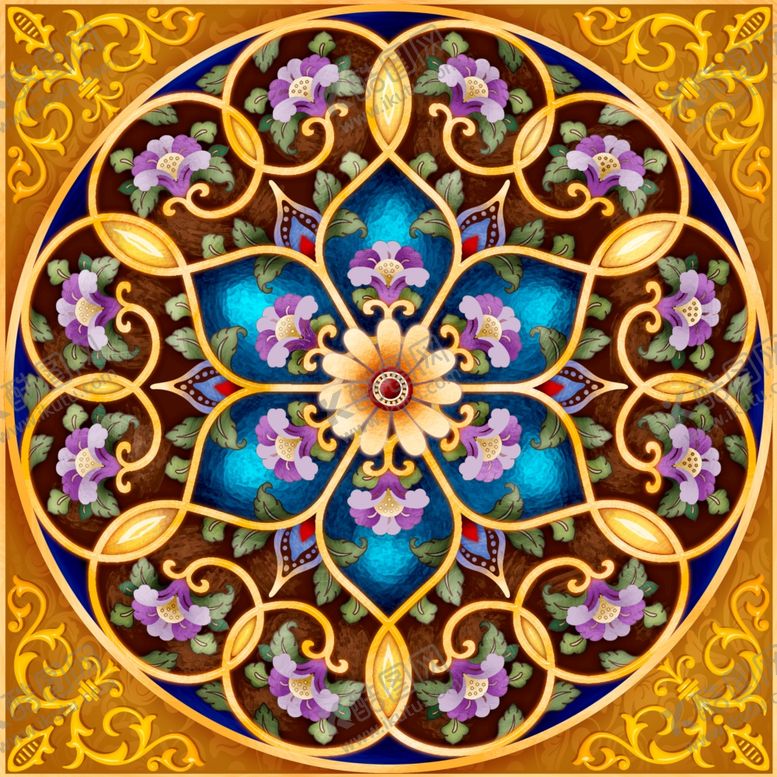 编号：40509409212205323180【酷图网】源文件下载-吊顶背景图彩色吊顶