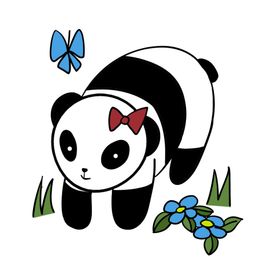 熊猫插画
