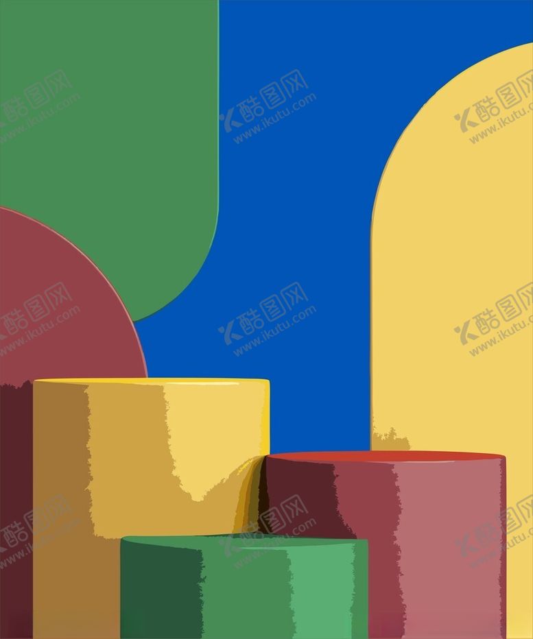 编号：60793202152309546550【酷图网】源文件下载-产品展台彩色3d模拟演示
