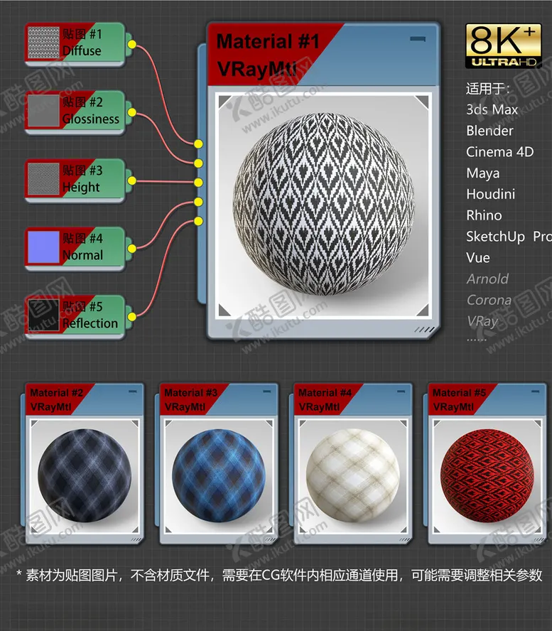 编号：81621303131606502937【酷图网】源文件下载-8K超清织物材质贴图