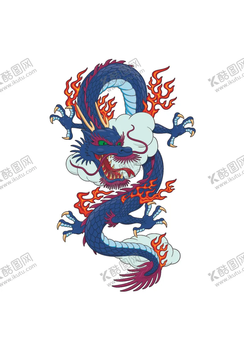 编号：21353312130520469679【酷图网】源文件下载-卡通龙