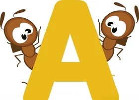 字母a蚂蚁