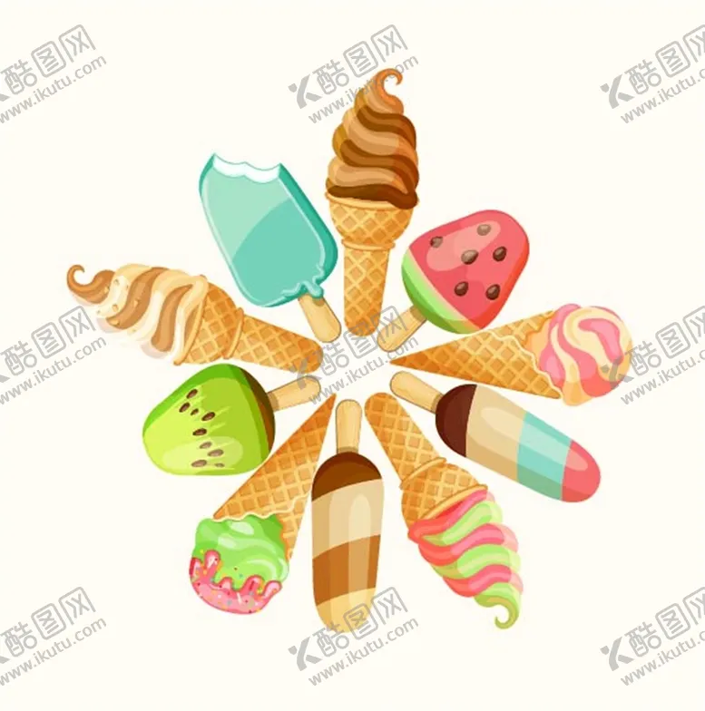 编号：04583709241050355108【酷图网】源文件下载-雪糕