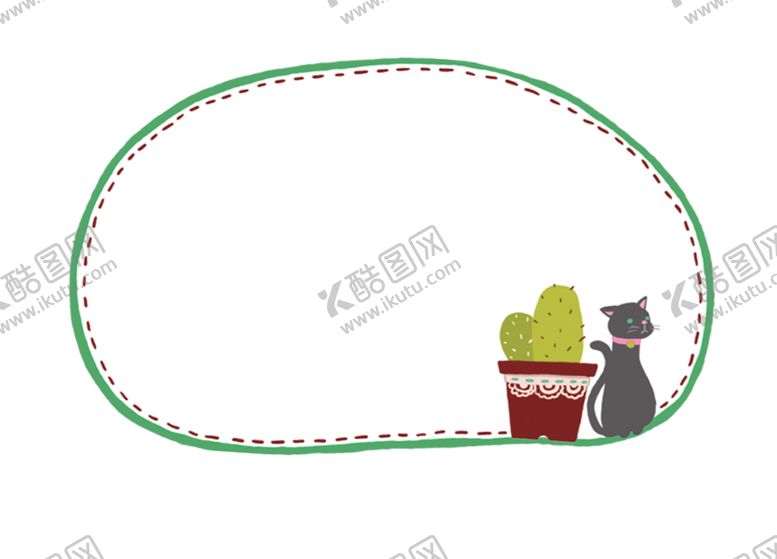 编号：66348006232210177075【酷图网】源文件下载-卡通边框卡通对话框