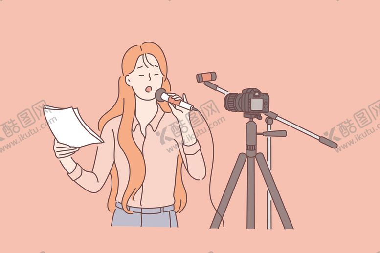 编号：34599710110827117077【酷图网】源文件下载-简约人物生活形象插画