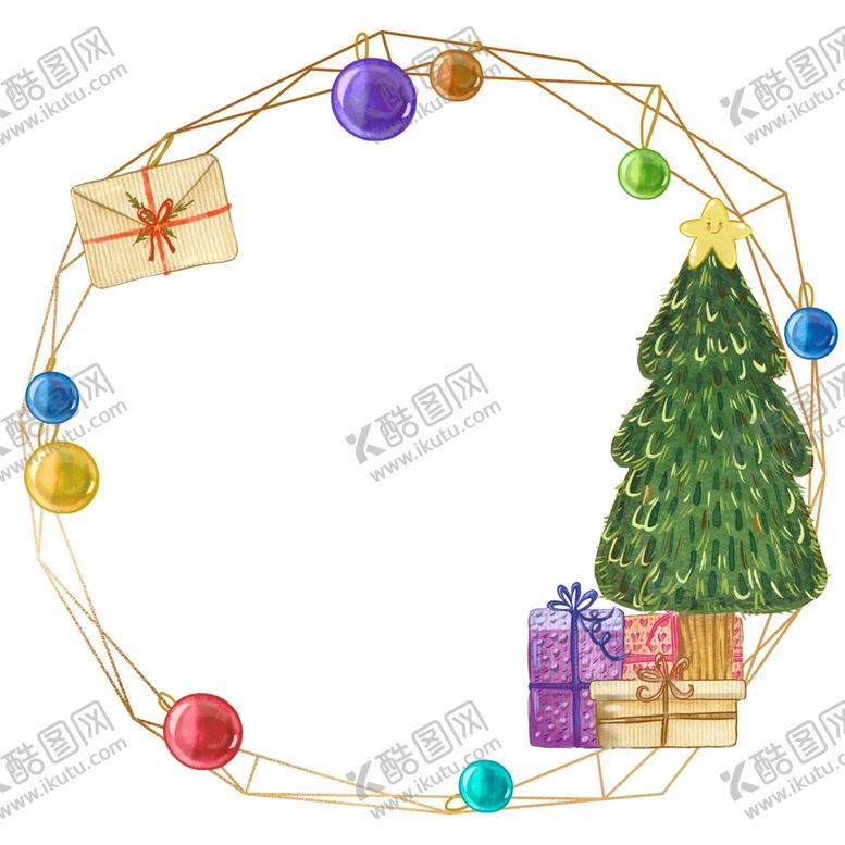 编号：76257109300216011966【酷图网】源文件下载-圣诞主题插画图案