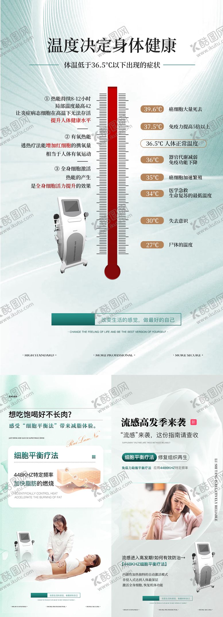 编号：53478709080244103886【酷图网】源文件下载-流感健康细胞免疫力温度身体健康