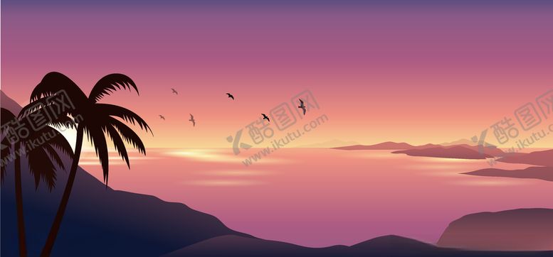 编号：59117005172314533023【酷图网】源文件下载-风景插画