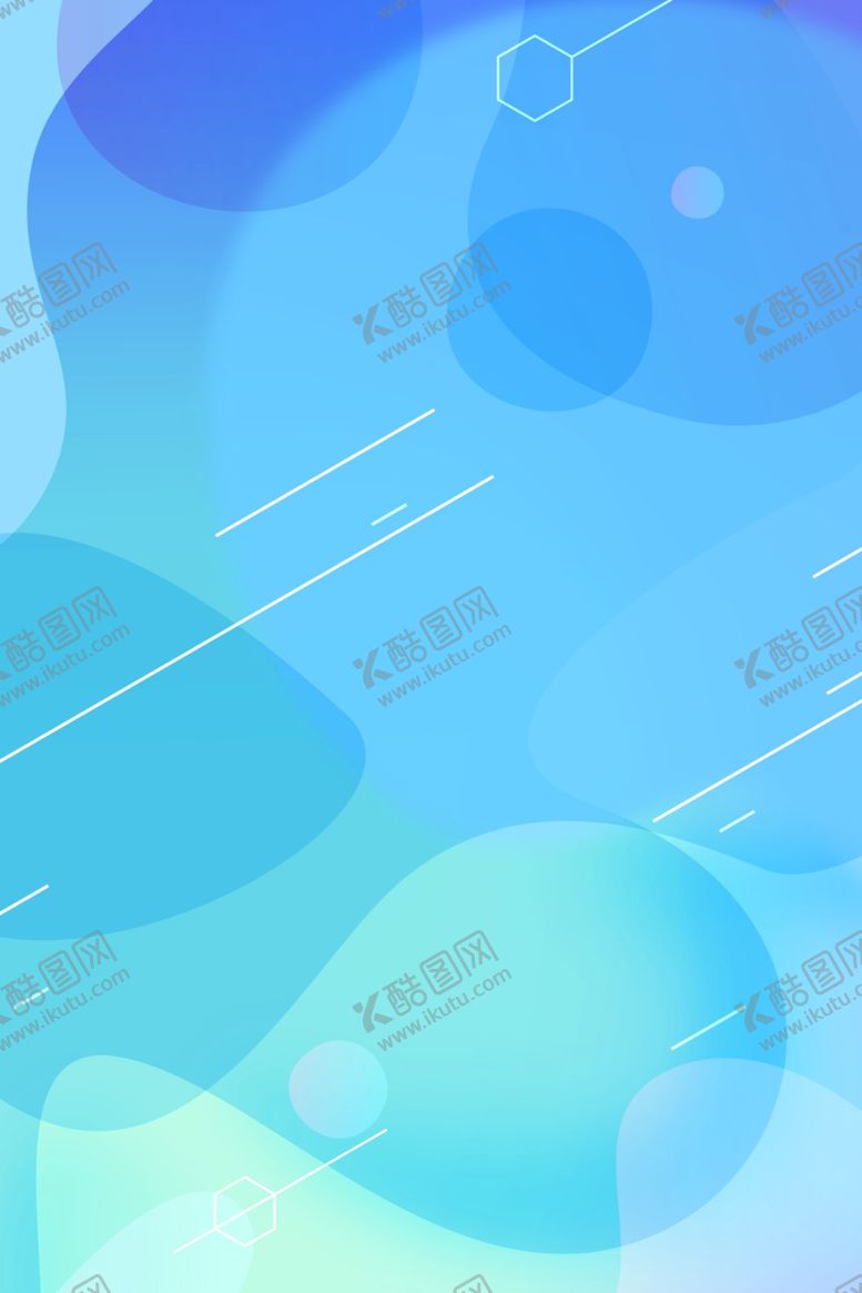 编号：51603112181938284632【酷图网】源文件下载-蓝色线条几何流体背景