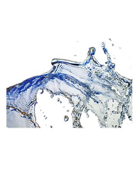 浪花素材水帘水四溅小水滴