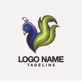 孔雀logo