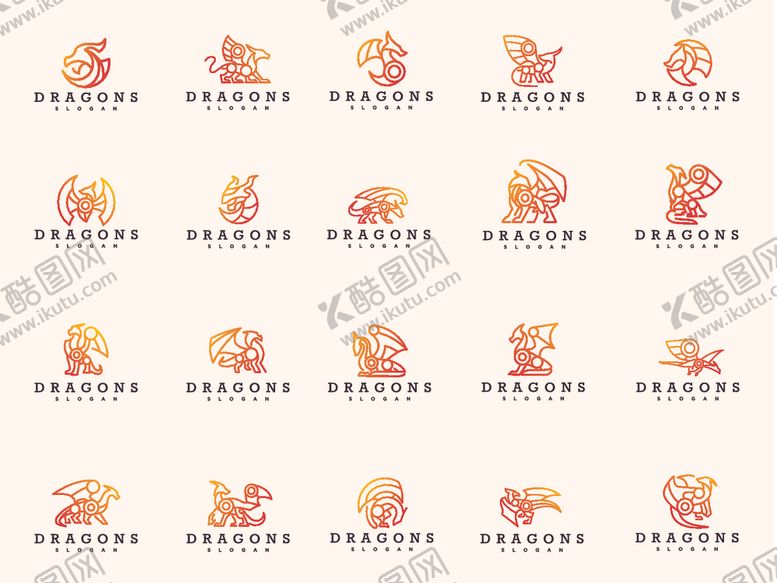 编号：97290806281513453138【酷图网】源文件下载-恐龙图标