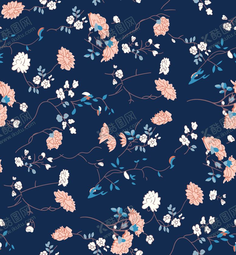 编号：91582910151212107505【酷图网】源文件下载-手绘小碎花
