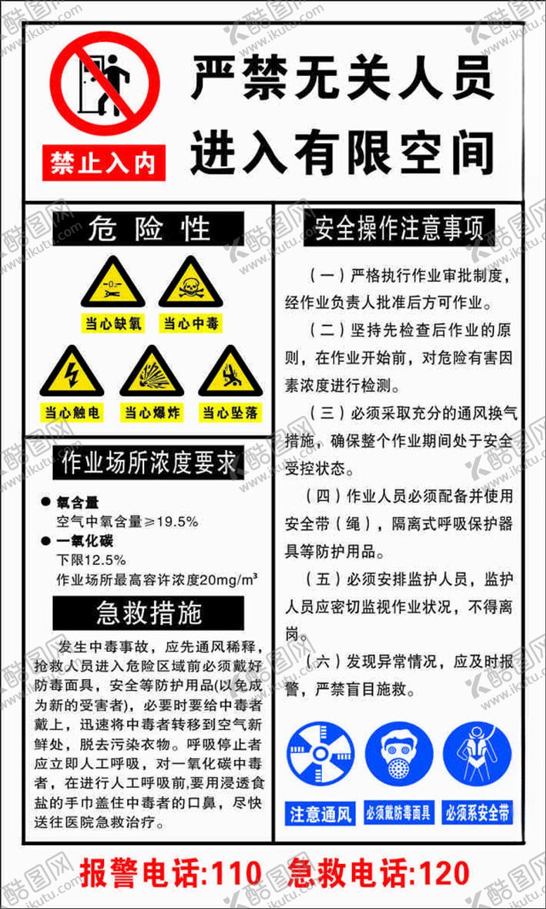 编号：76523112121529469797【酷图网】源文件下载-进入有限空间