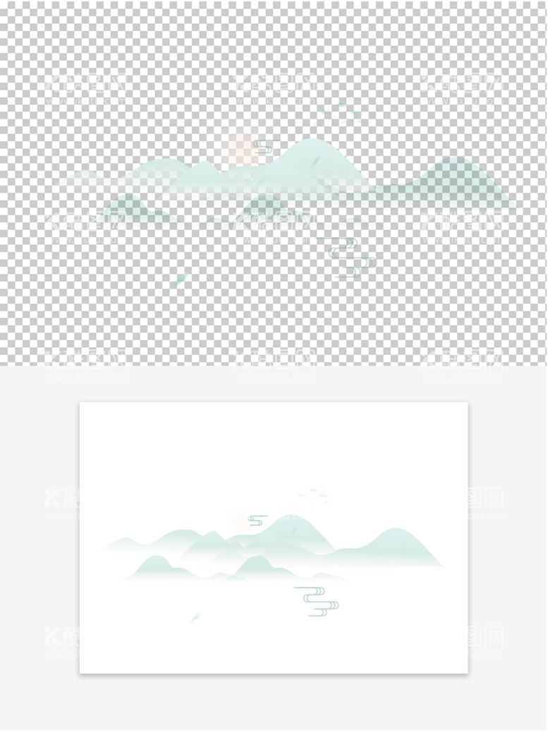 编号：11221611170216234751【酷图网】源文件下载-大气简约山峰设计