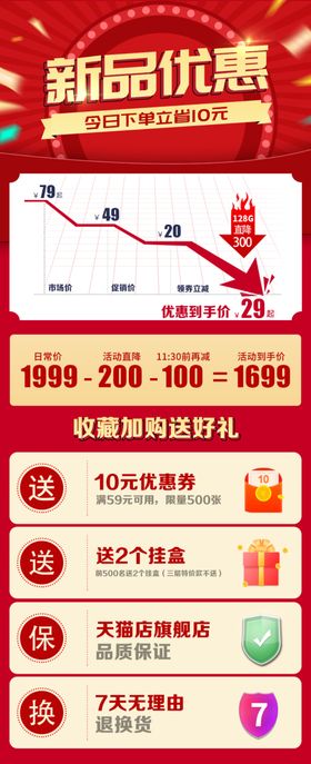 淘抢购新品促销到手优惠