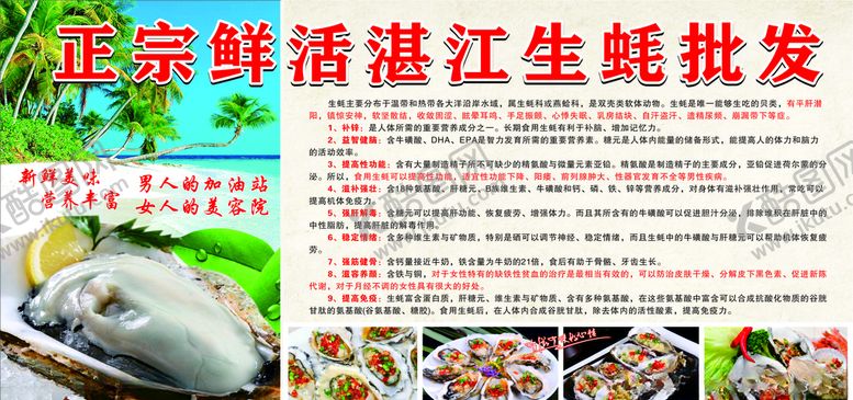 编号：83235605112130063699【酷图网】源文件下载-正宗鲜活湛江生蚝批发