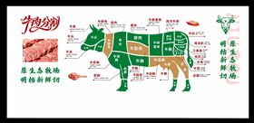 牛肉分割示意图