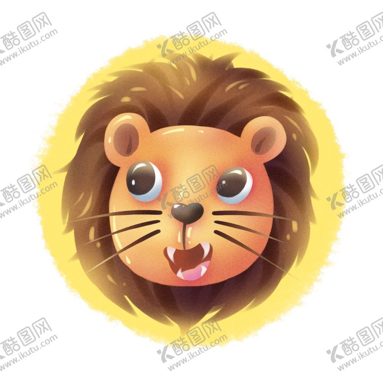 编号：33314109180434441659【酷图网】源文件下载-卡通狮子