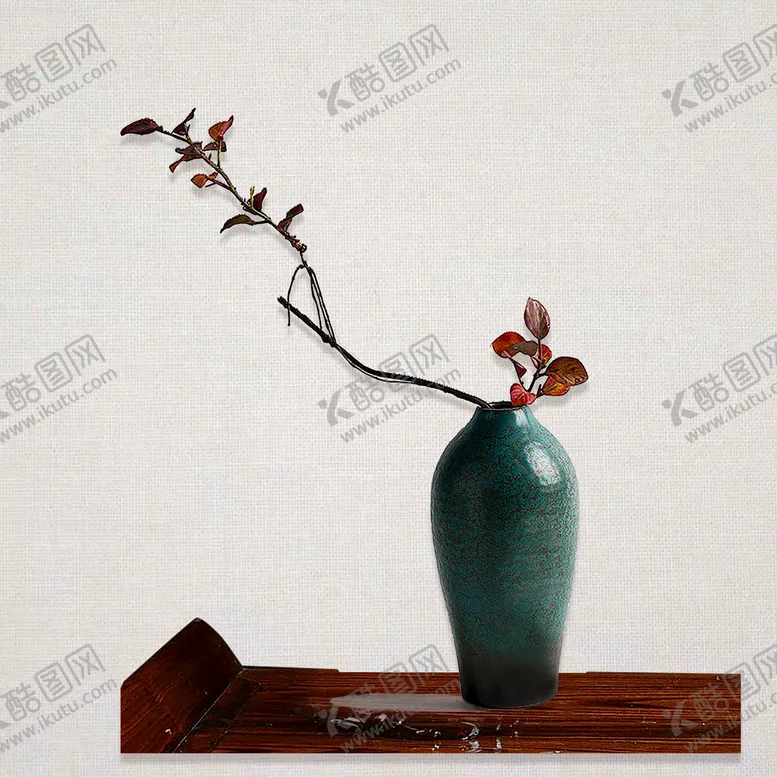 编号：36215409252028130643【酷图网】源文件下载-新中式花瓶装饰画