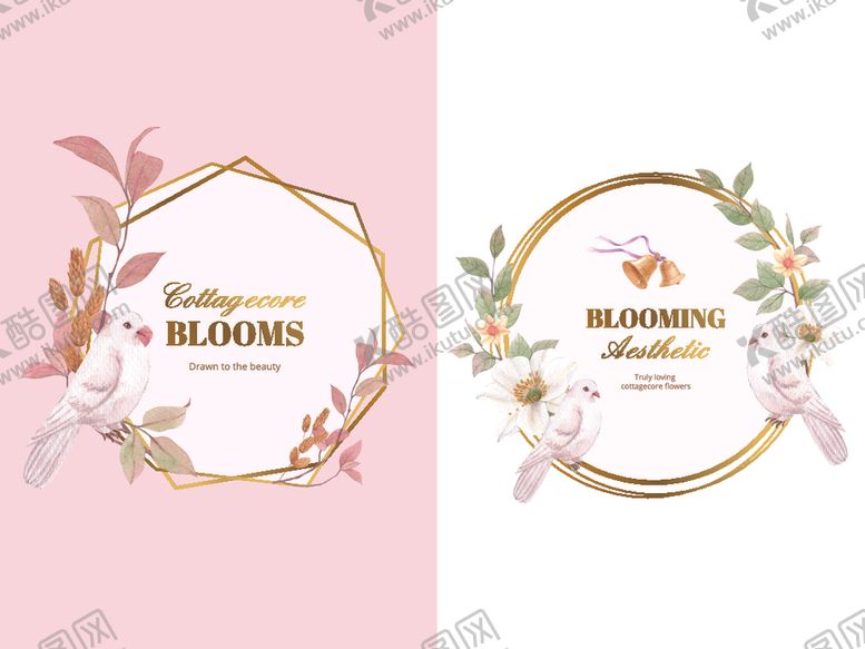 编号：56599904062220433426【酷图网】源文件下载-花卉婚礼请柬