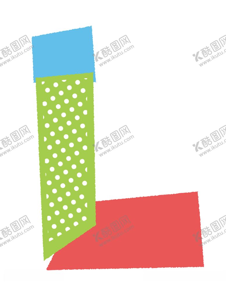 编号：23626507071736246378【酷图网】源文件下载-扁平化拼色矢量英文字母