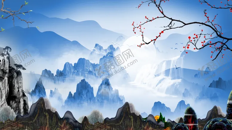 编号：69878506302007159011【酷图网】源文件下载-中国风背景