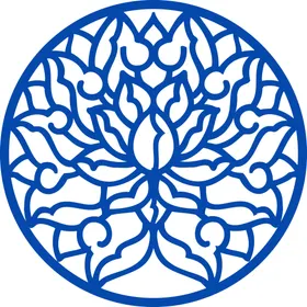 中国传统图案圆形花纹月饼古典花边