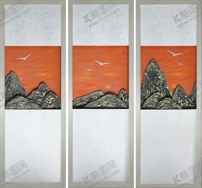 编号：50743609110742241910【酷图网】源文件下载-新中式禅意装饰画