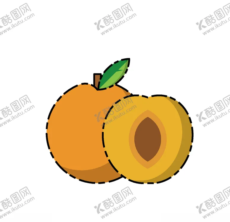 编号：63875603131229181369【酷图网】源文件下载-卡通黄桃