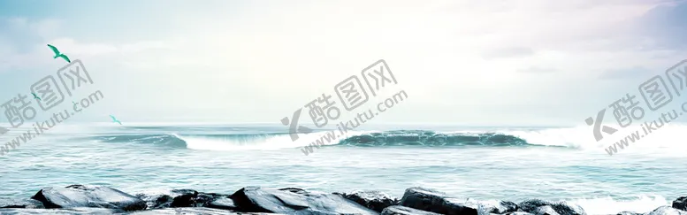 编号：21605810070003267938【酷图网】源文件下载-小清新海洋插画图片