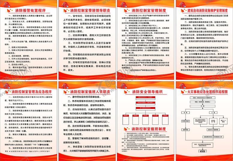 编号：22365112051803444255【酷图网】源文件下载-消防制度牌
