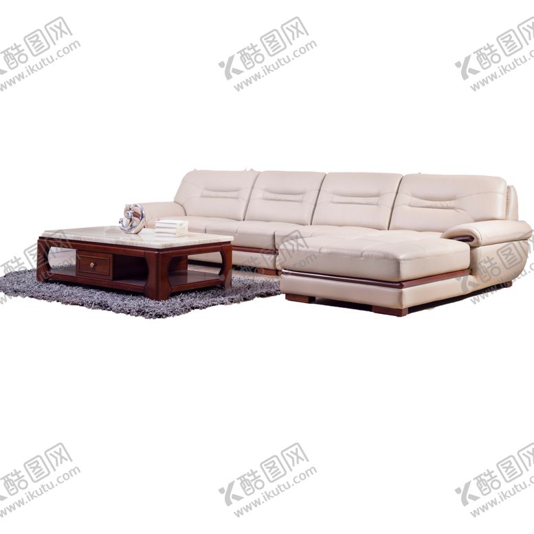 编号：22446610300004541221【酷图网】源文件下载-一套沙发桌子