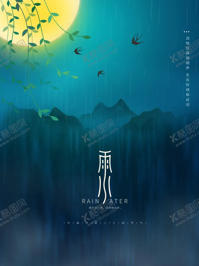 编号：90980401230433025101【酷图网】源文件下载-雨水节海报展板素材
