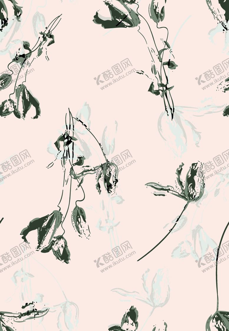 编号：83520709131844232983【酷图网】源文件下载-小碎花抽象花型背景图案