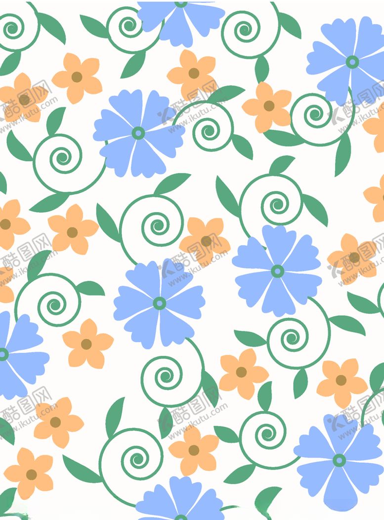 编号：79788709270821297192【酷图网】源文件下载-小清新花纹背景底纹