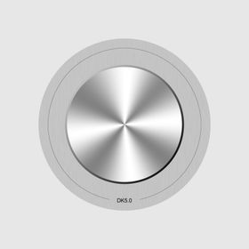 高清不锈钢按钮效果图