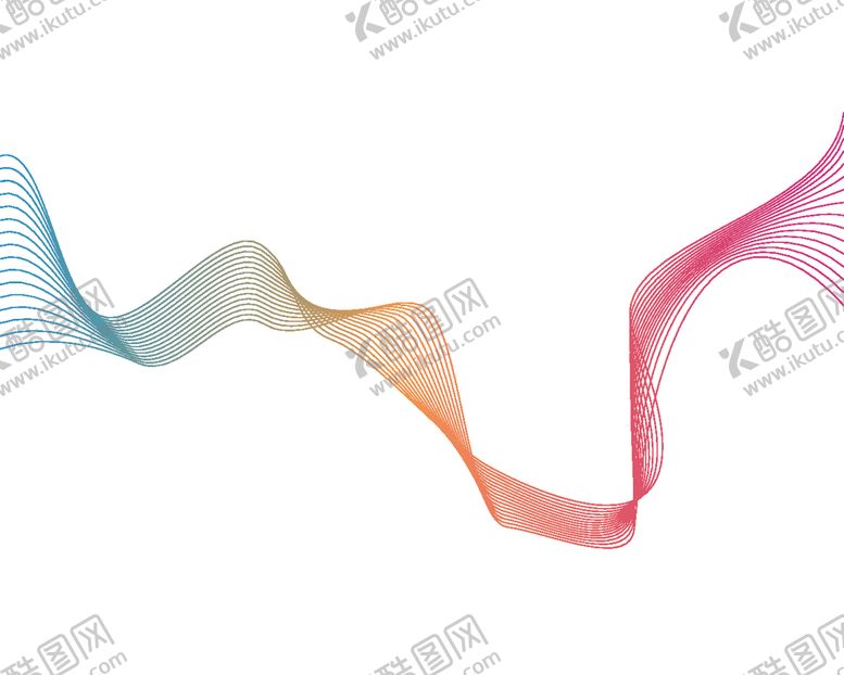编号：16167209190739443131【酷图网】源文件下载-多彩渐变线条