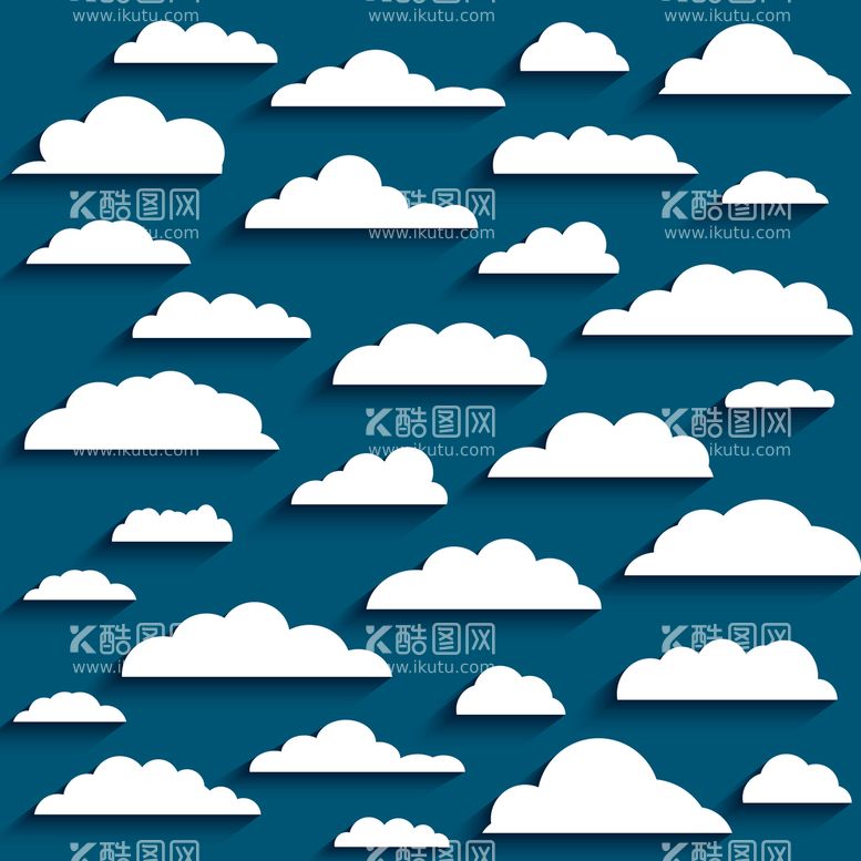 编号：18065709240408237586【酷图网】源文件下载-矢量云朵