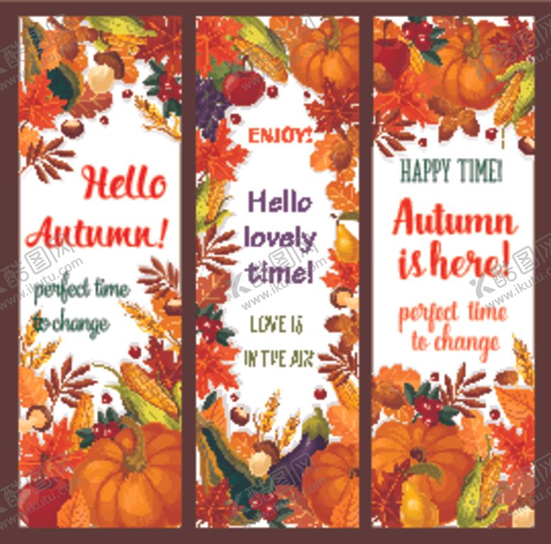 编号：19514809220919215447【酷图网】源文件下载-秋季主题横幅设计模板