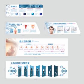 医美细胞文化墙背景板