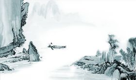 水墨电视背景墙