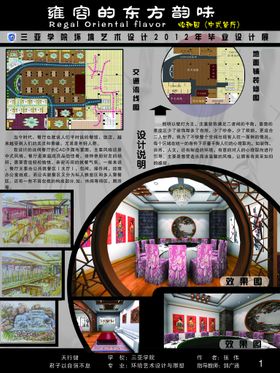 毕业设计展板
