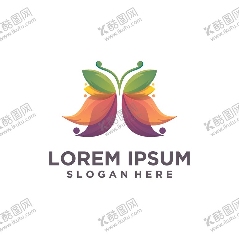 编号：83738210290355521671【酷图网】源文件下载-蝴蝶logo