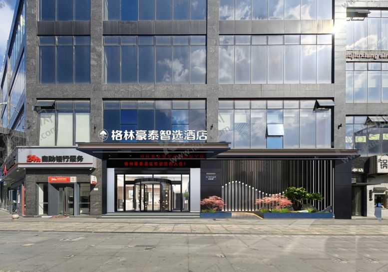 编号：69411602272352057331【酷图网】源文件下载-酒店外立面