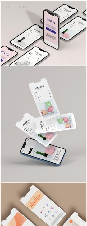 手机品牌展示效果样机合集